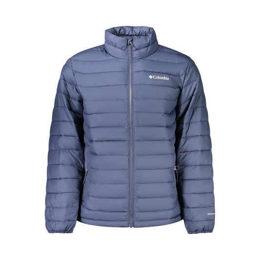 Columbia blue polyester men's jacket