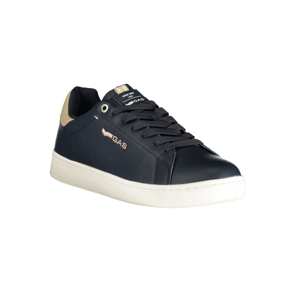 Gas Blu Polyurethane Men's Sneaker