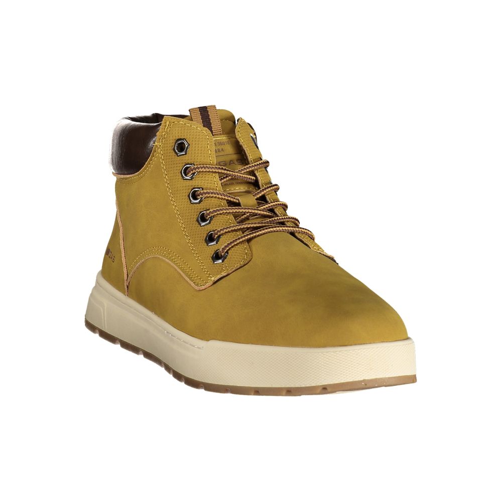 GAS beige men’s lace-up boots