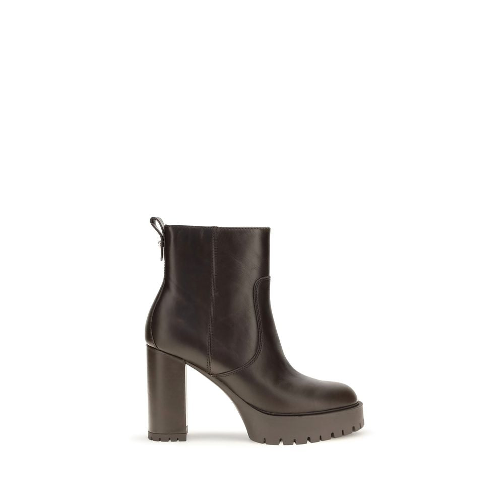 PINKO Clara 01 brown calf leather ankle boots