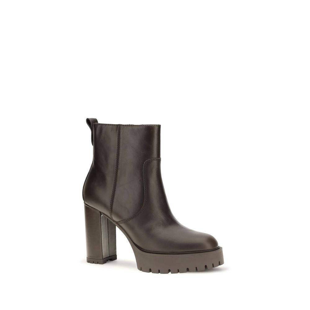 PINKO Clara 01 brown calf leather ankle boots