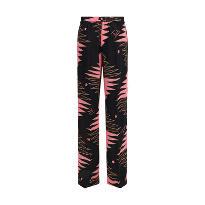 Emilio Pucci Multicolor Silk Crêpe de Chine Pants