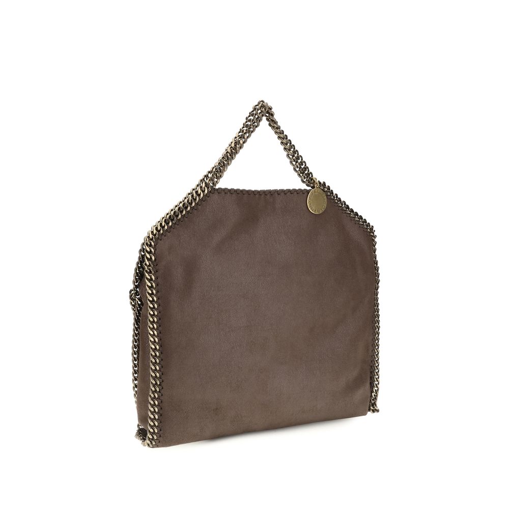 Stella McCartney Brown Falabella Foldable Tote Bag in Polyamide