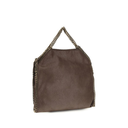 Stella McCartney Brown Falabella Foldable Tote Bag in Polyamide