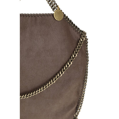 Stella McCartney Brown Falabella Foldable Tote Bag in Polyamide