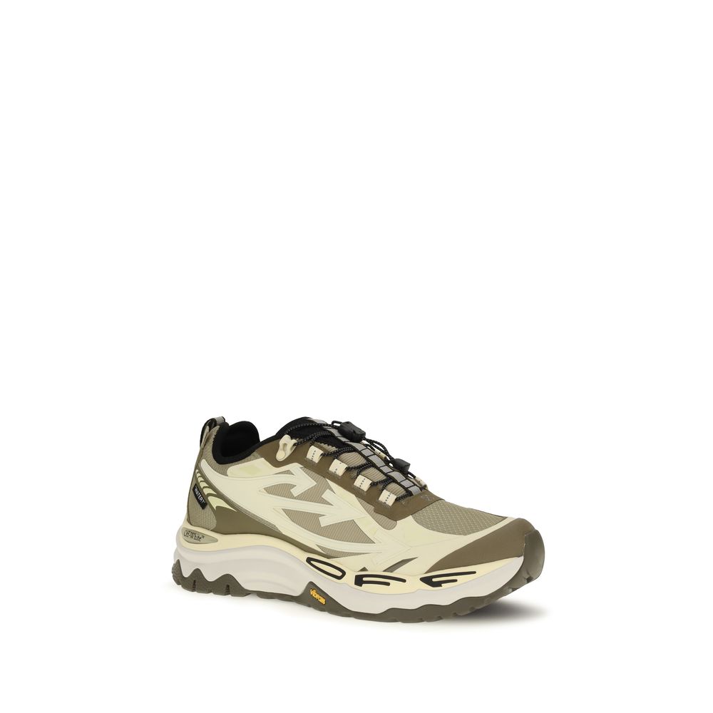 Off-White BRB Trail Low bicolor polyester sneakers
