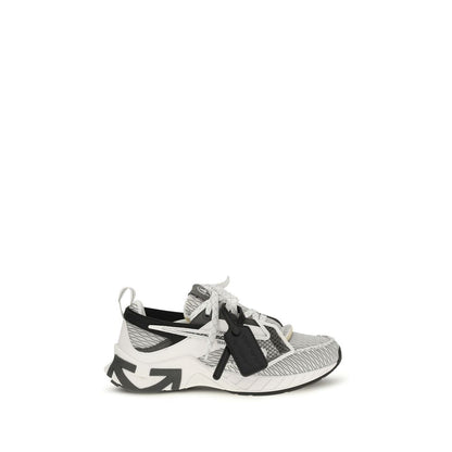 Off-White multicolor fabric sneakers