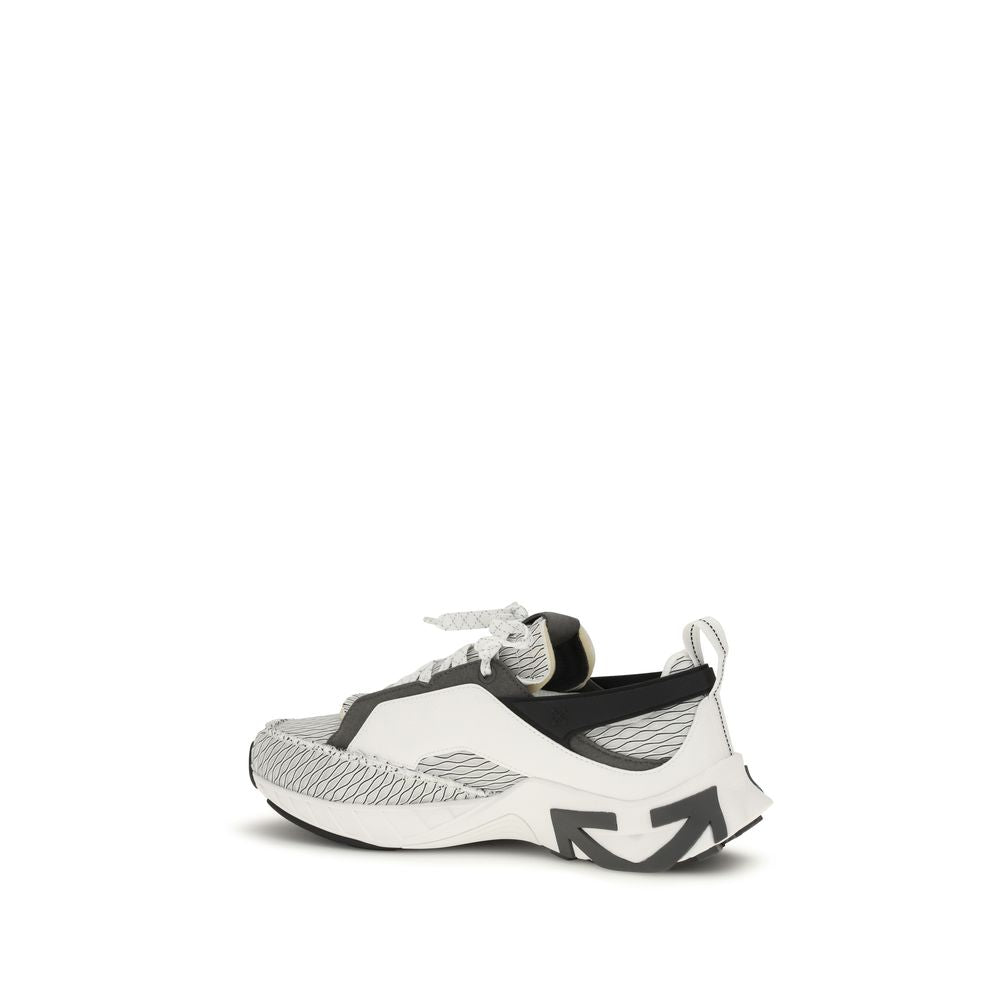 Off-White multicolor fabric sneakers