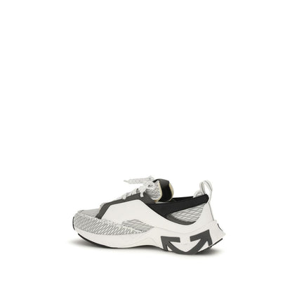Off-White multicolor fabric sneakers