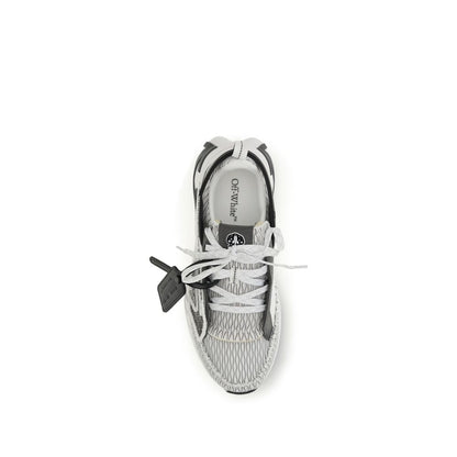 Off-White multicolor fabric sneakers