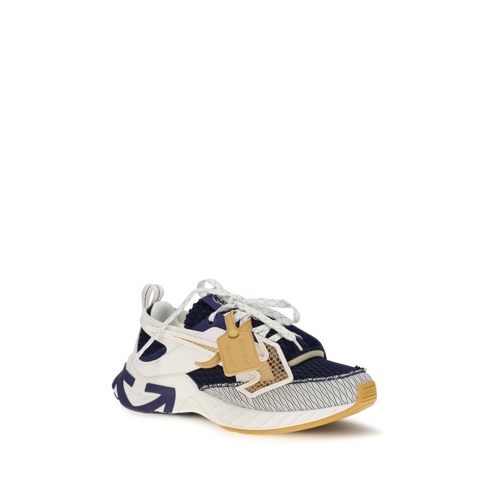Off-White multicolor fabric sneakers