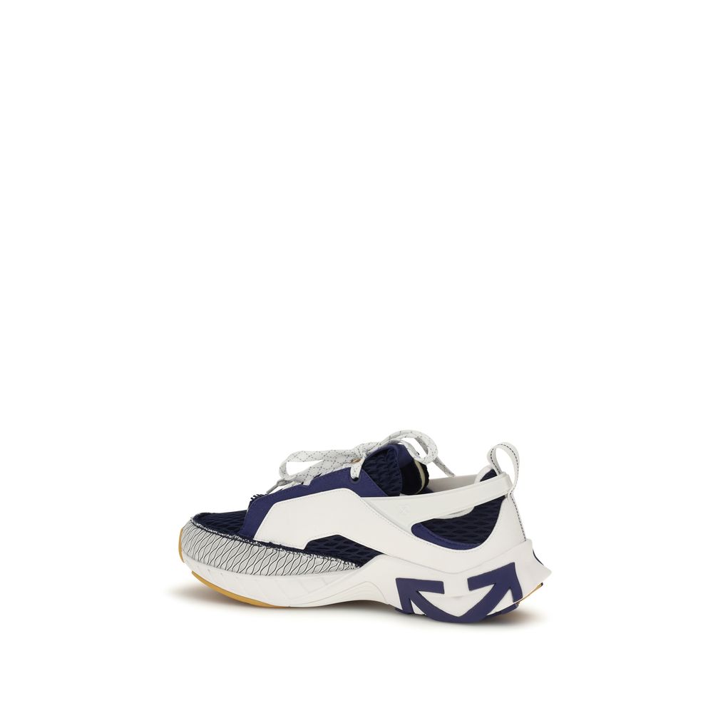 Off-White multicolor fabric sneakers