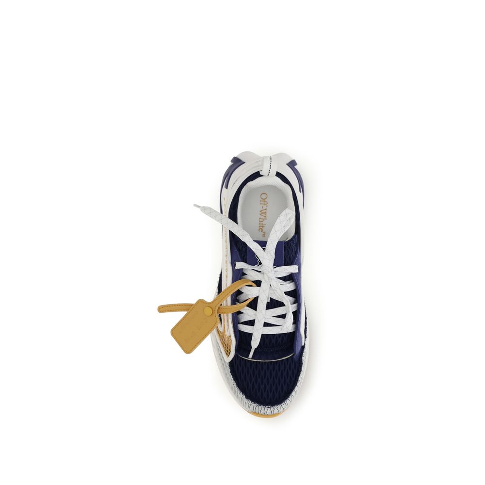 Off-White multicolor fabric sneakers