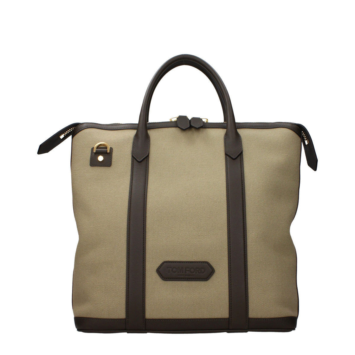 Tom Ford beige fabric handbag