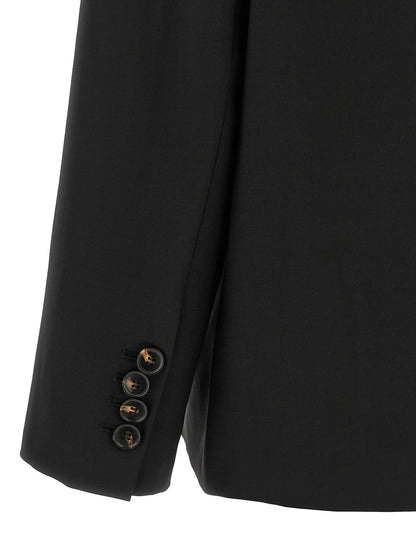Ganni Black Polyester Blazer
