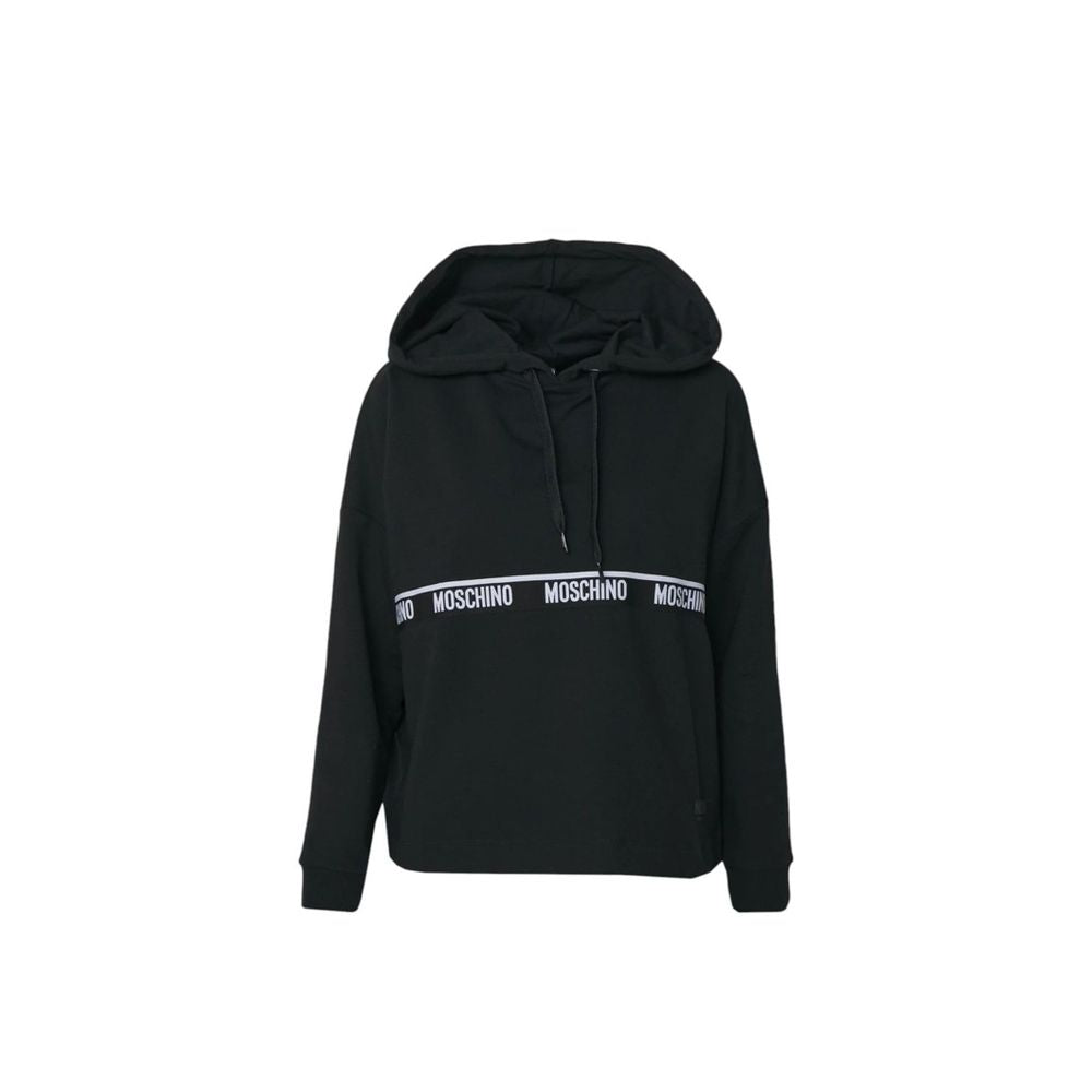 Black Moschino cotton sweatshirt