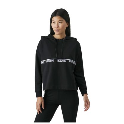 Black Moschino cotton sweatshirt