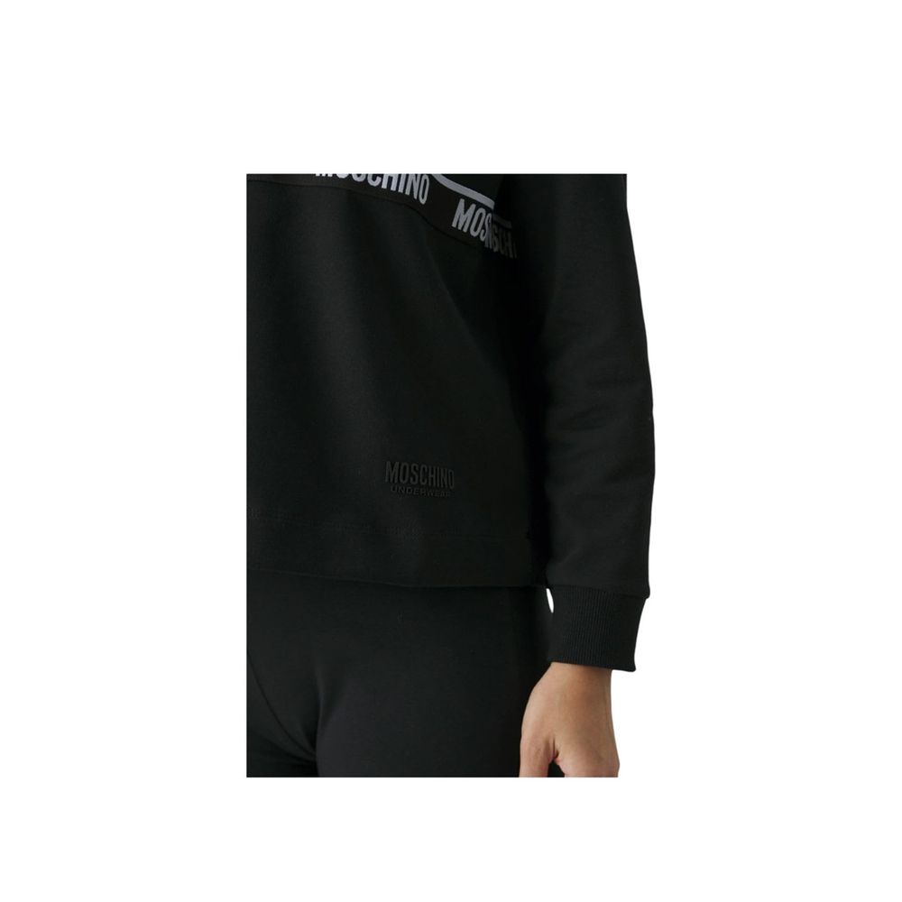 Black Moschino cotton sweatshirt