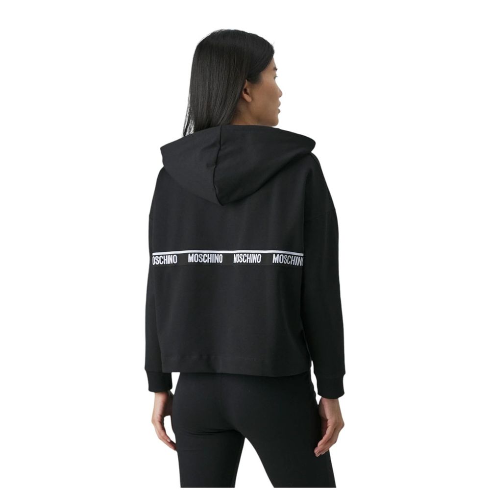 Black Moschino cotton sweatshirt