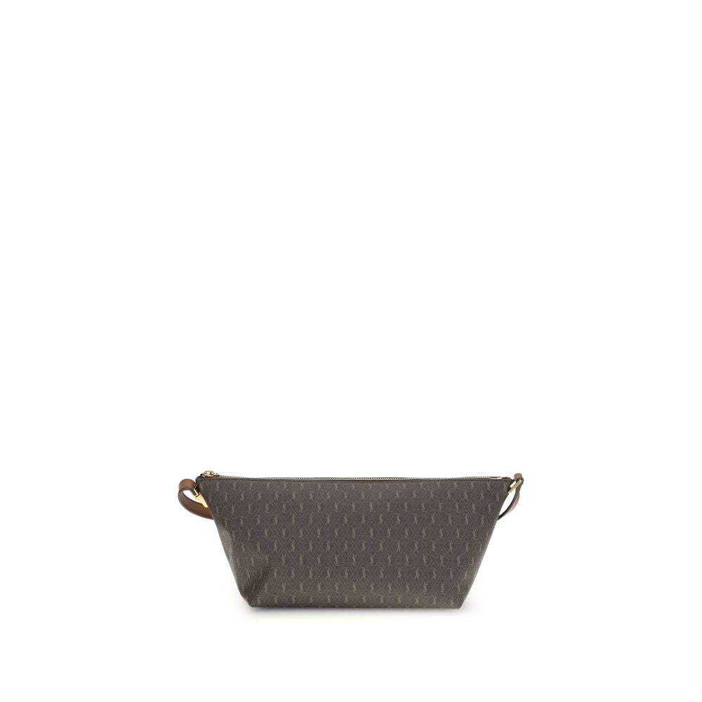 Brown Saint Laurent leather shoulder bag
