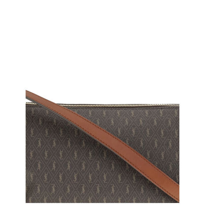 Brown Saint Laurent leather shoulder bag