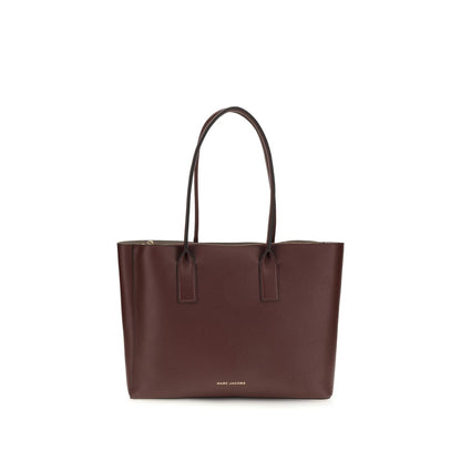 Brown Marc Jacobs The Work Tote Pop J Marc calf leather tote/shoulder bag