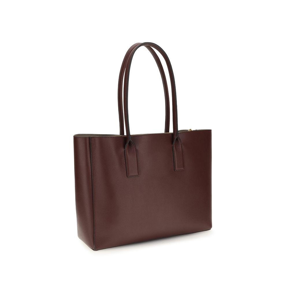 Brown Marc Jacobs The Work Tote Pop J Marc calf leather tote/shoulder bag