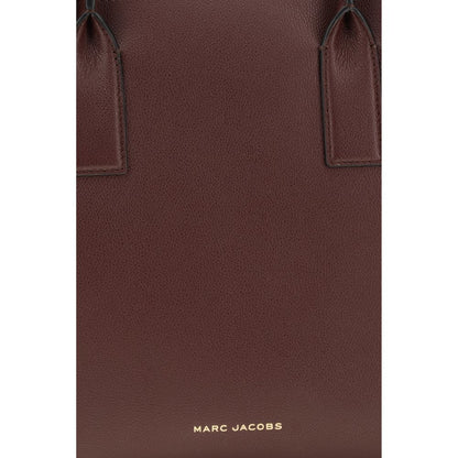 Brown Marc Jacobs The Work Tote Pop J Marc calf leather tote/shoulder bag