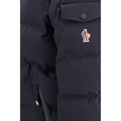Blue Moncler Grenoble Montgetech ski jacket in polyamide