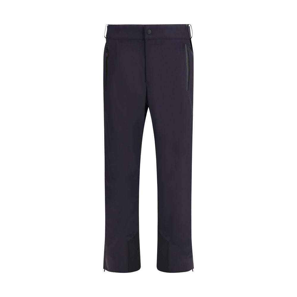 Moncler Grenoble blue polyamide ski pants