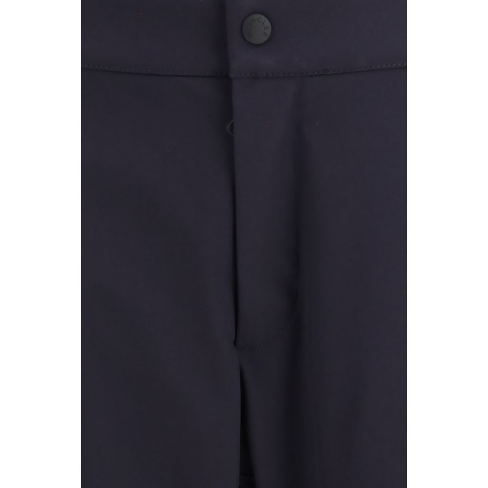 Moncler Grenoble blue polyamide ski pants