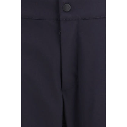 Moncler Grenoble blue polyamide ski pants