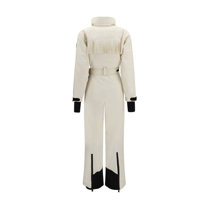 Moncler Grenoble white polyester ski suit