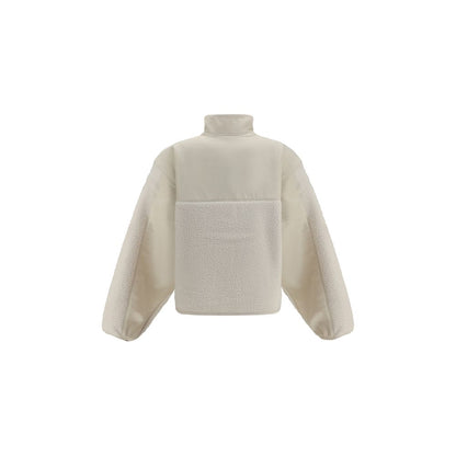 New Balance White Recycled Polyester Shell Jacket