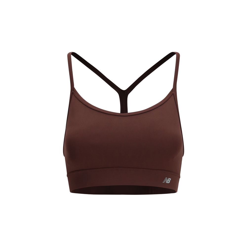 Bordeaux New Balance recycled polyester sports bra