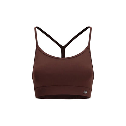 Bordeaux New Balance recycled polyester sports bra