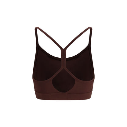Bordeaux New Balance recycled polyester sports bra