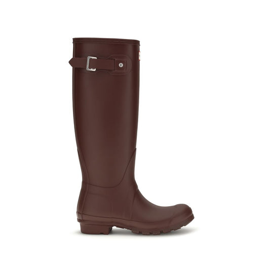Hunter Bordeaux rubber rain boots