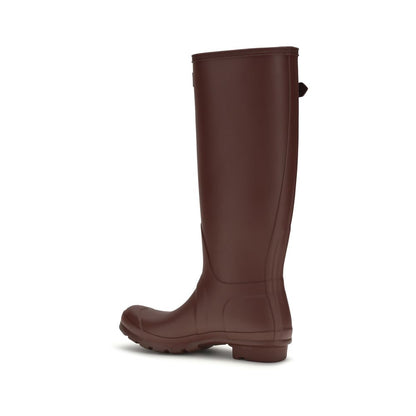 Hunter Bordeaux rubber rain boots