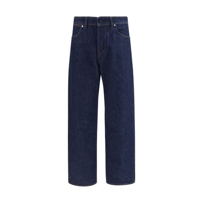 Blue Stone Island cotton denim jeans