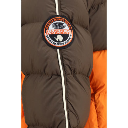 Napapijri Multicolor Recycled Polyester Full-Length Jacket