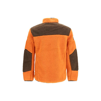 Orange Napapijri Yupik polyester fleece sweatshirt