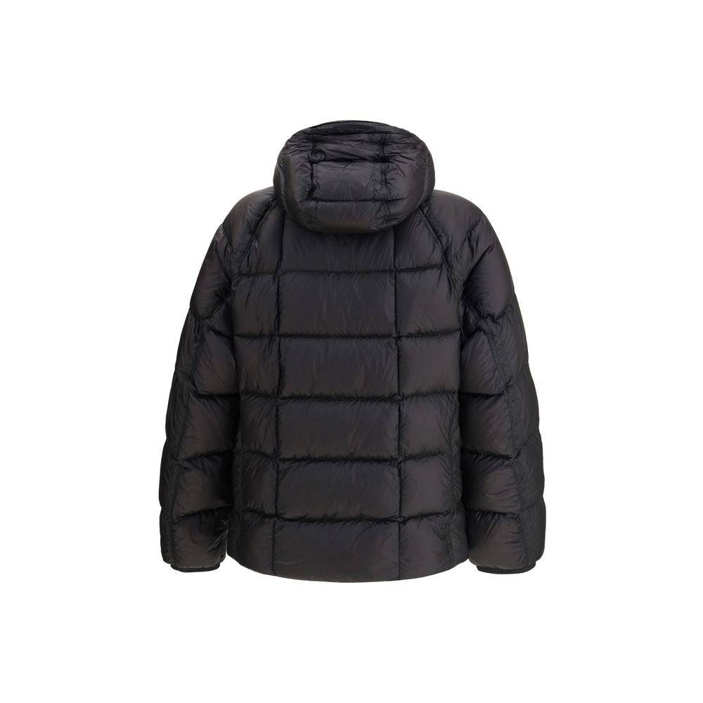 Black C.P. Company D.D. Shell hooded jacket in polyamide