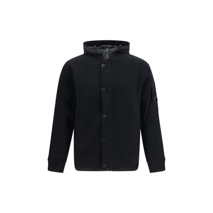 C.P. Company Black Wool Oves Aries Sweater