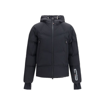 Moncler Grenoble black polyamide ski jacket