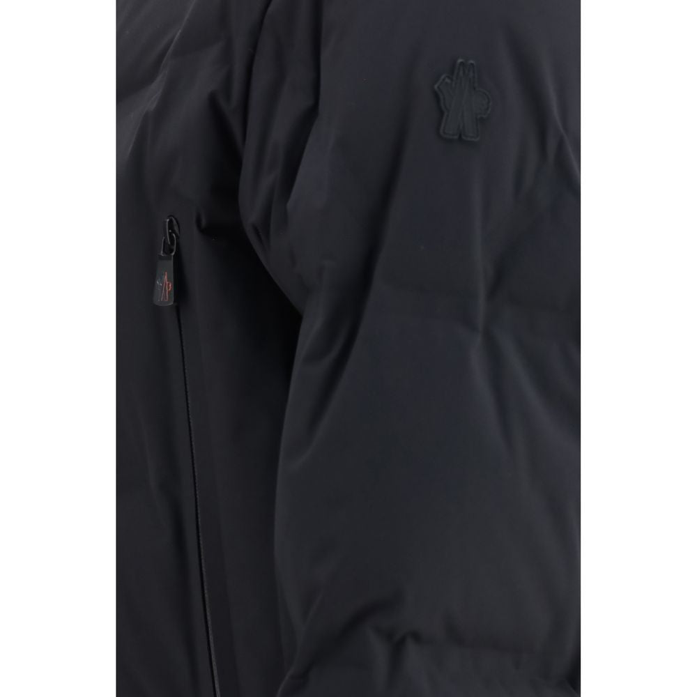 Moncler Grenoble black polyamide ski jacket