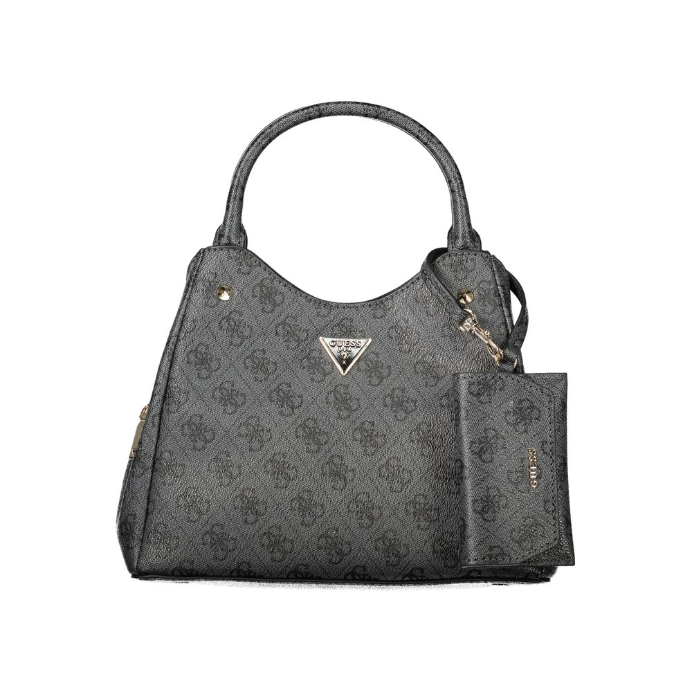 Black Guess Jeans Lorella Logo Bag in polyurethane