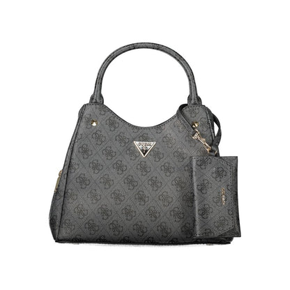 Black Guess Jeans Lorella Logo Bag in polyurethane