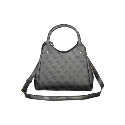 Black Guess Jeans Lorella Logo Bag in polyurethane