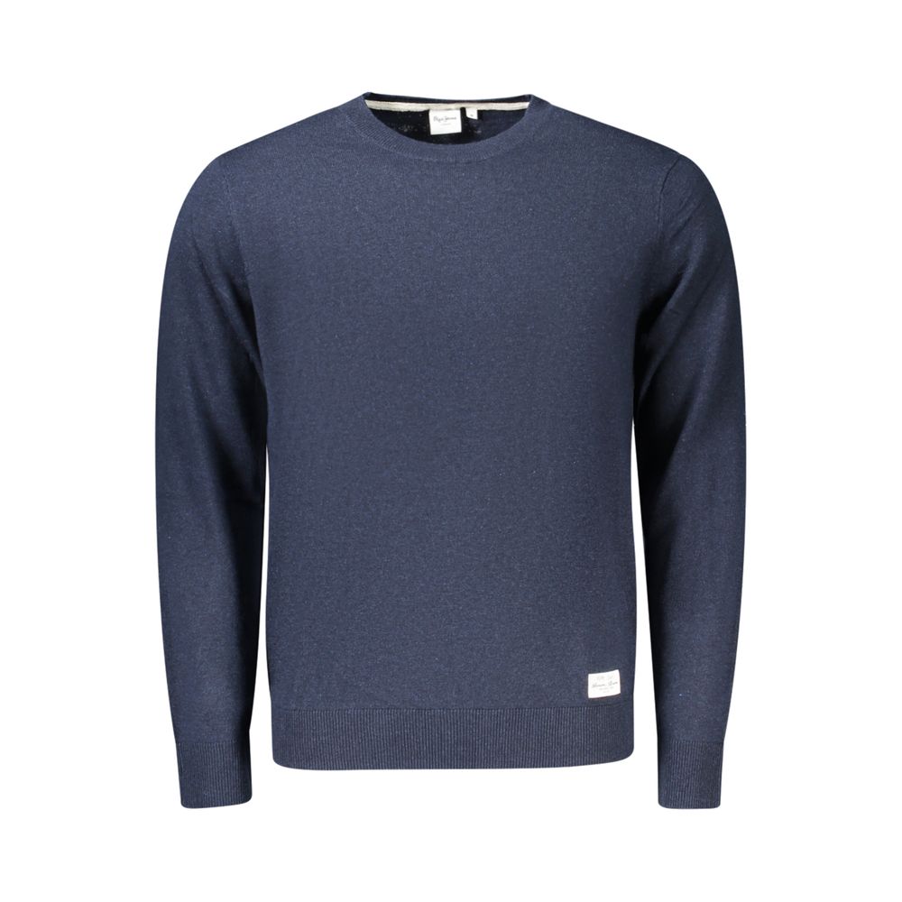 Pepe Jeans blue long-sleeved cotton T-shirt